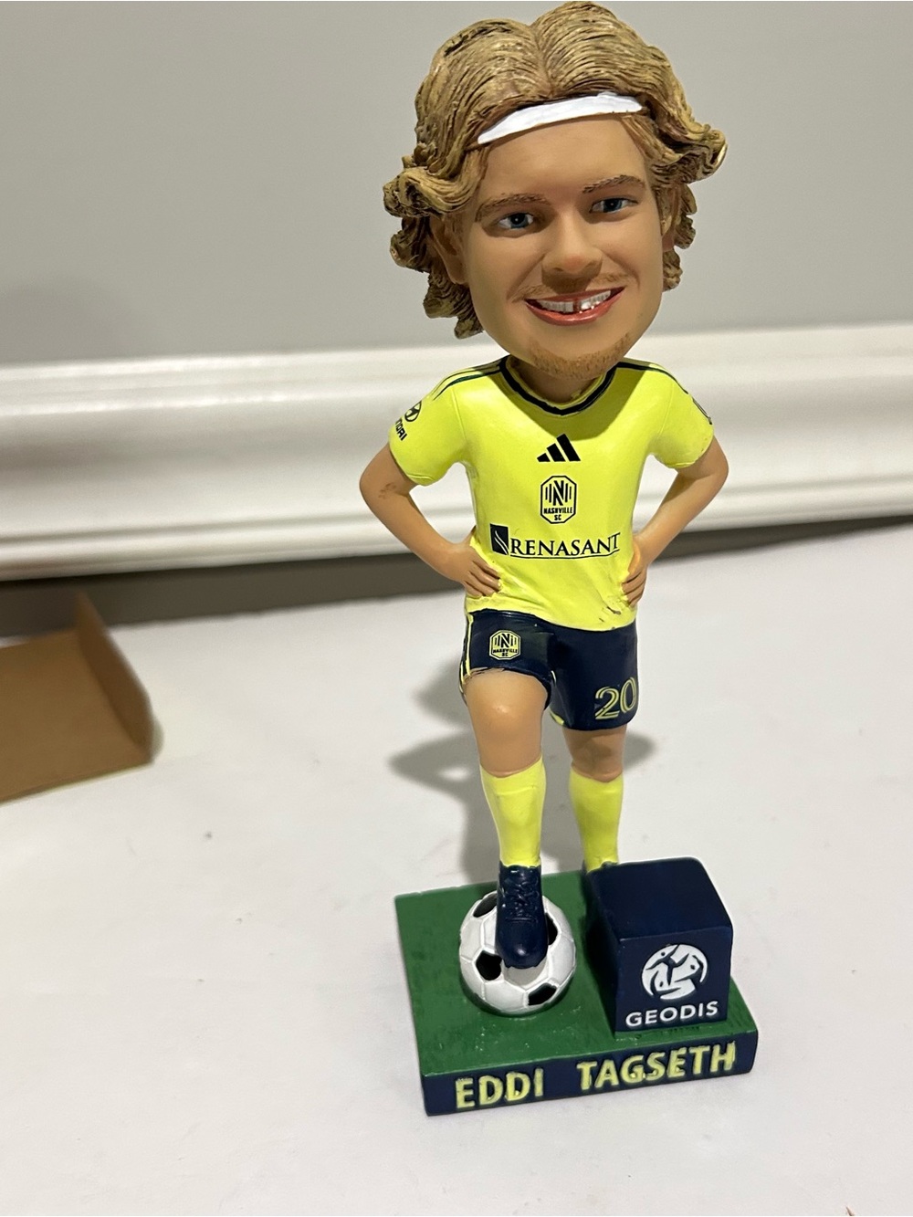 Eddi Tagseth, Nashville SC Bobblehead -New In Box- SGA - soccer